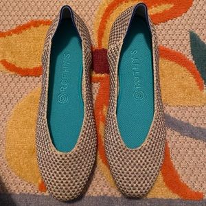 Rothy’s Square Flat - Multi Metallic